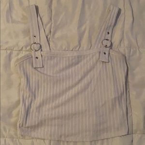 hollister white tank